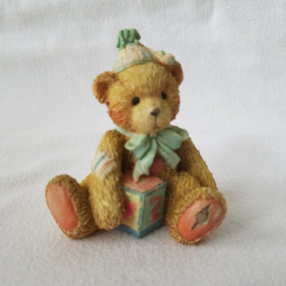 Vintage 1992 P.Hillman Cherished Teddies Birthday Bears Lot of 3, Baby thru 2 - Picture 10 of 15